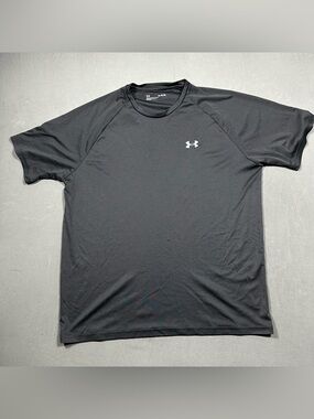 Under Armour Shirt Mens Black CoolSwitch Tech Tee Short Sleeve [Size XL]